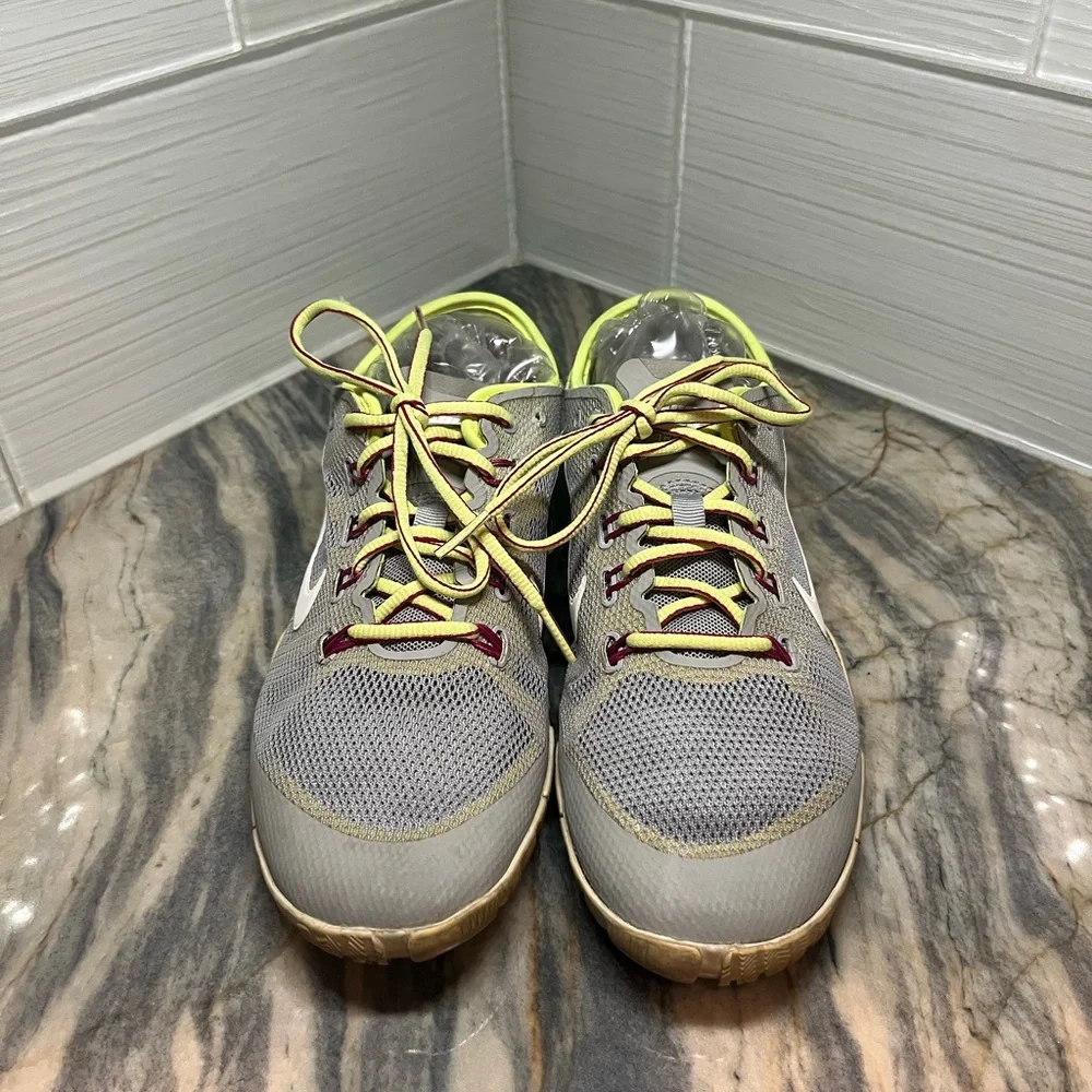 NIKE Clima Cool Women's Sneakers Running Shoes 599269 007 Gray Green pink 8